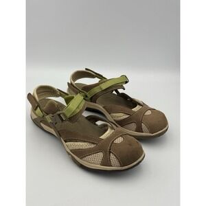 Merrell Otter J24504 Women's 8 Hiking Sandals Brown Green Air Cushion